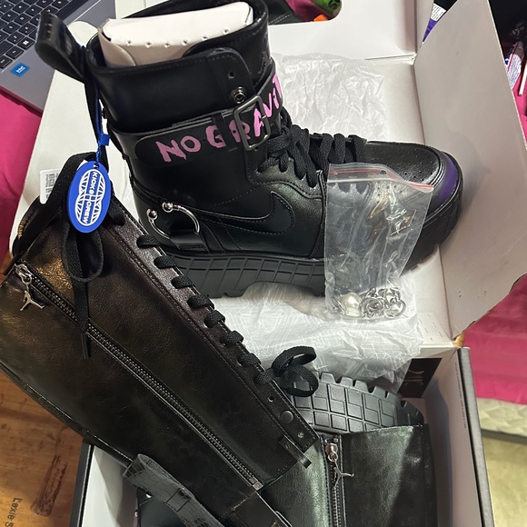 Womens Air Jordan 1 High Brooklyn 'No Gravity' - Picture 2 of 6